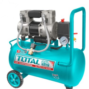 Compresor 24L 1.5 HP Directo(Sin Aceite)TOTAL TCS1110242-4