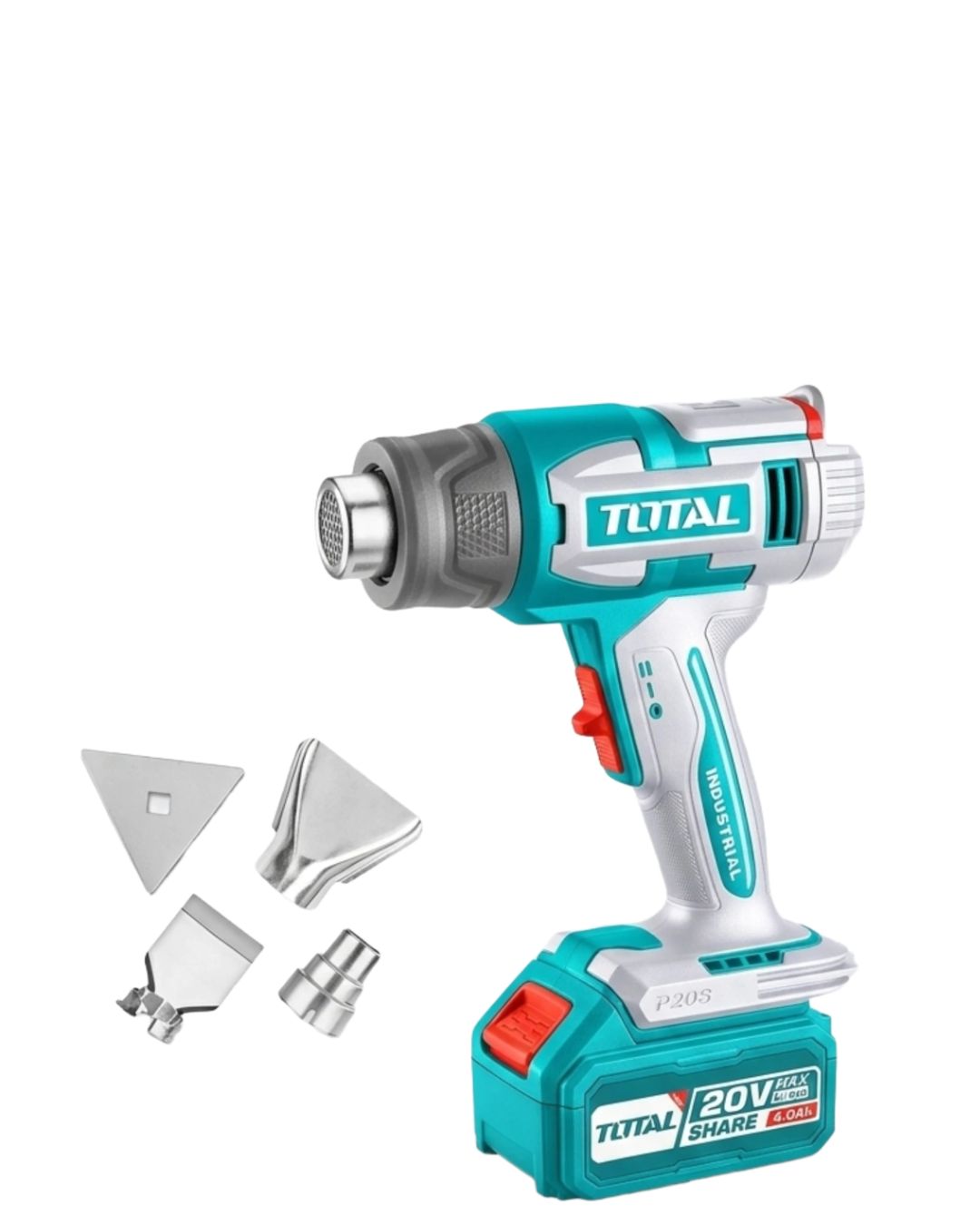 Pistola de Calor c/Pantalla 20V IND.TOTAL TBLI2003