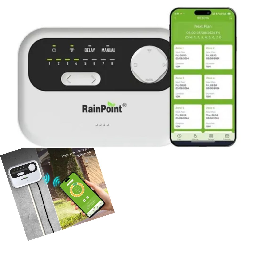 PROGRAMADOR WIFI RAIN POINT (hasta 8 zonas)
